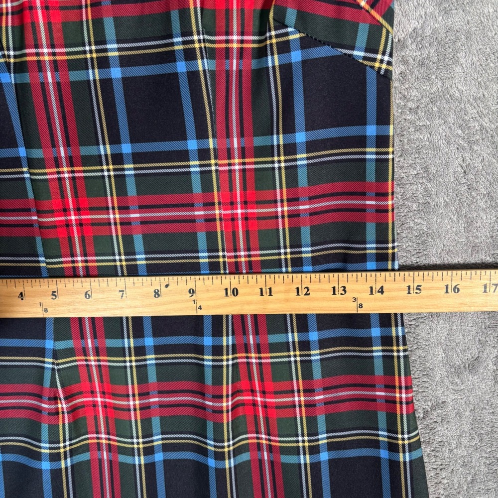 Gretchen Scott Isosceles Dress Duke of York Black Multi Plaid‎ Tartan XS NEW - Picture 11 of 13